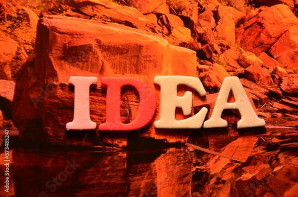 Fototapeta SLOWO IDEA