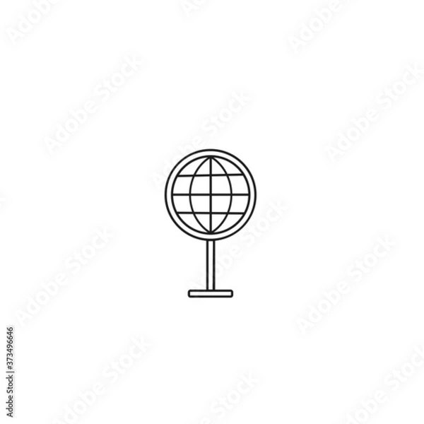 Fototapeta globe with a globe