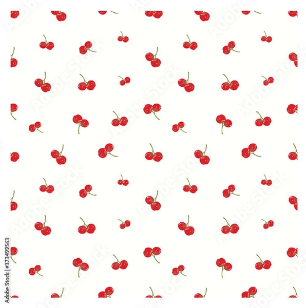 Fototapeta Seamless Pattern with Cherry Suitable for Baby Clothes, Kids, Wrapping, Fabrics and much more.