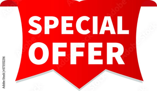 Obraz special offer template color editable. symbol vector sign isolated on white background. Simple logo vector illustration for graphic and web design.
