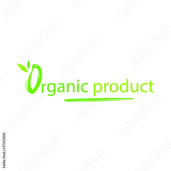 Obraz Bio Organic Vector Icon