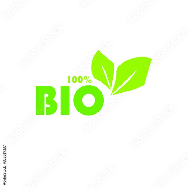 Fototapeta Bio Organic Vector Icon