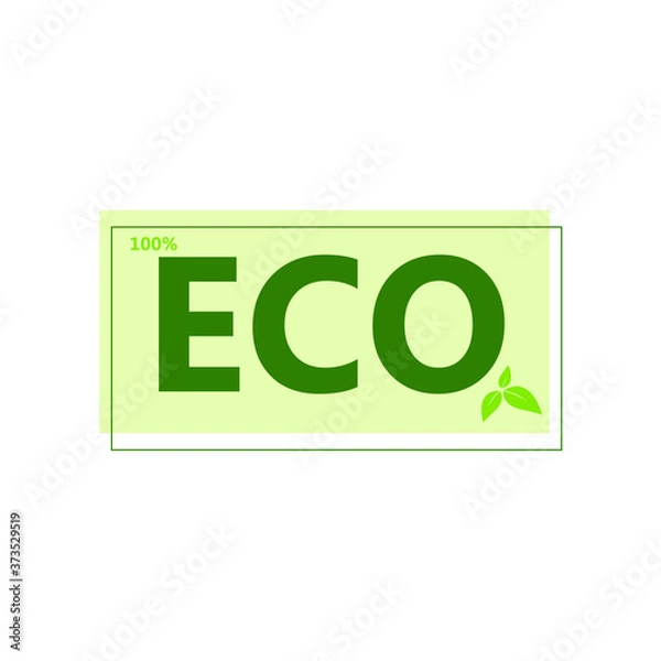 Obraz Bio Organic Vector Icon