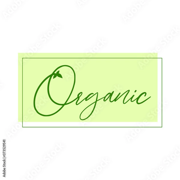 Obraz Bio Organic Vector Icon