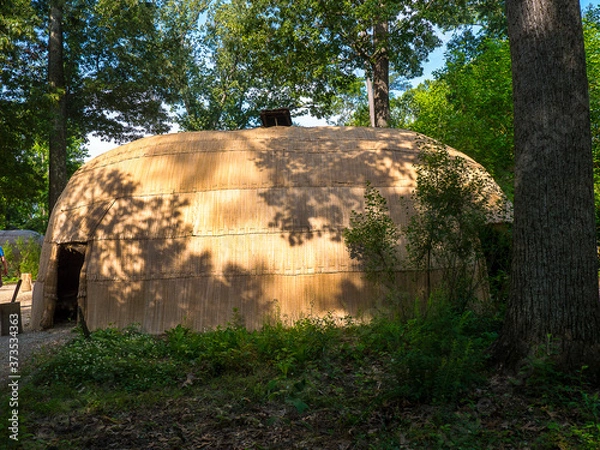 Fototapeta Historic Jamestown on the James River where the earliest European settlers established their first colony in Virginia USA
