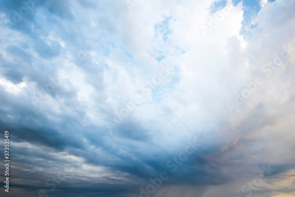 Fototapeta Dramatic view on the sky with clouds
