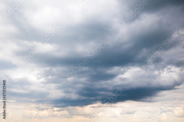 Fototapeta Dramatic view on the sky with clouds