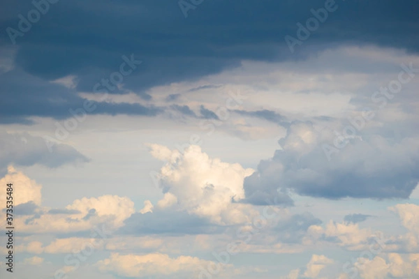 Fototapeta Dramatic view on the sky with clouds