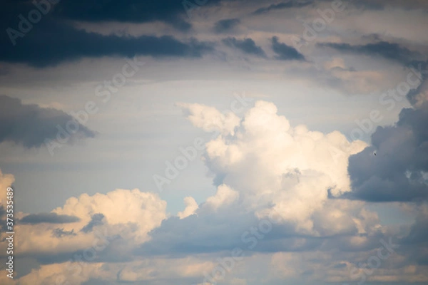 Fototapeta Dramatic view on the sky with clouds