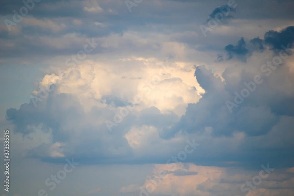 Fototapeta Dramatic view on the sky with clouds