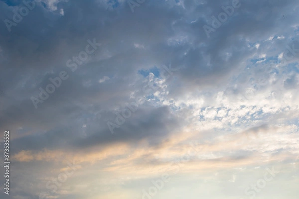Fototapeta Dramatic view on the sky with clouds