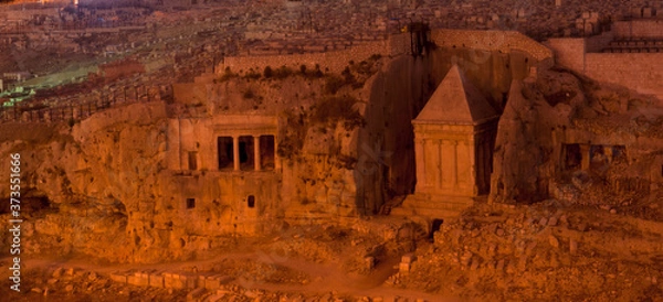 Fototapeta Ancient monument in jerusalem