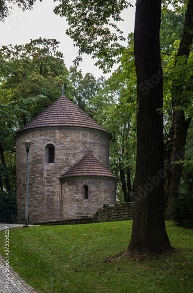 Fototapeta The Rotunda of Saint Nicholas, the oldest brick building in Poland, Cieszyn