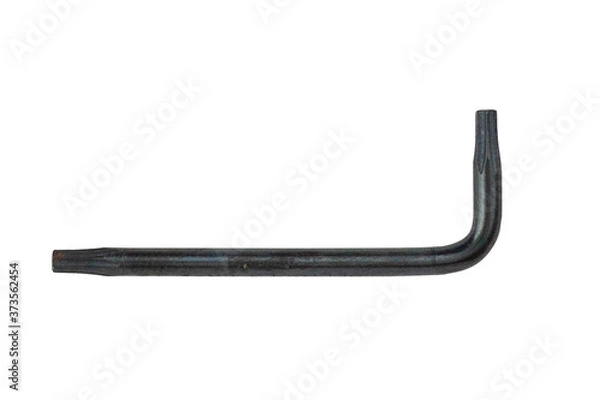 Obraz Wrench tool isolated in white background