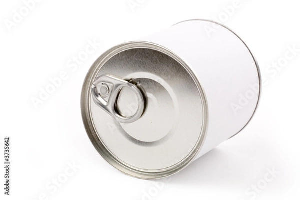 Fototapeta Canned Food with white background