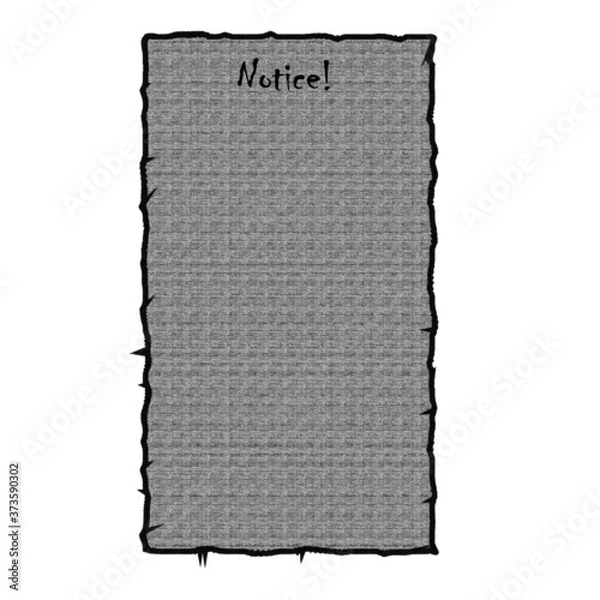 Obraz Note old blank