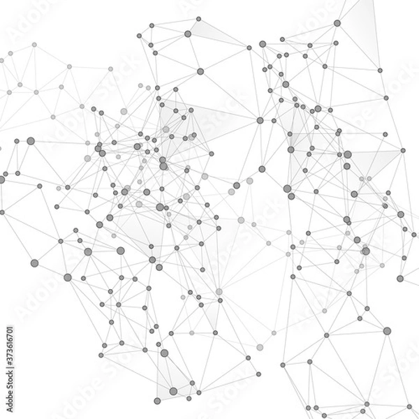 Obraz Big data cloud scientific concept.