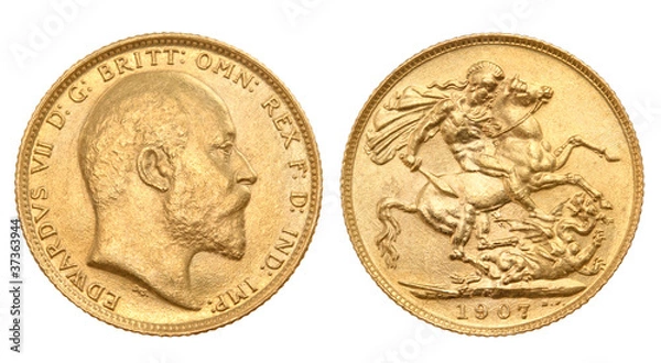 Obraz British gold sovereign