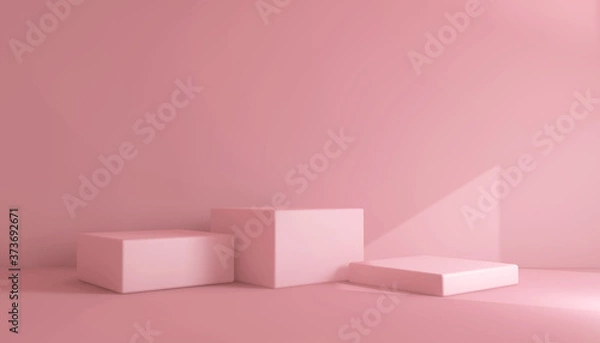 Fototapeta Podium abstract scene