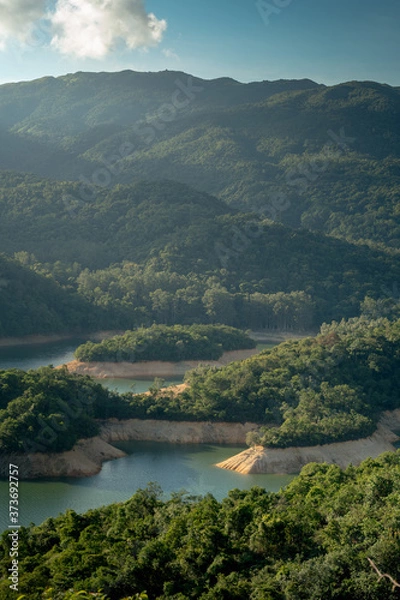Obraz Thousand Lake Island (Shing Mun Reservoir in Hong Kong)