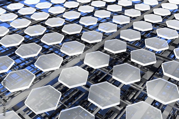 Fototapeta Nanostructures, carbon and silicon
