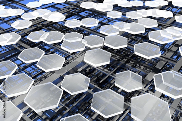 Fototapeta Nanostructures, carbon and silicon