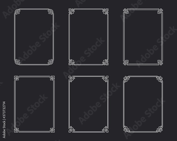 Obraz Borders and frames vintage collection