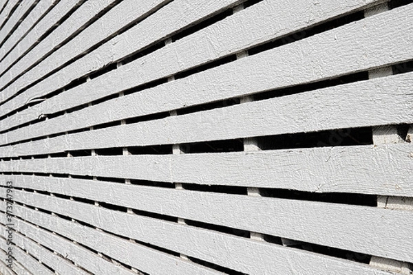 Obraz white slats