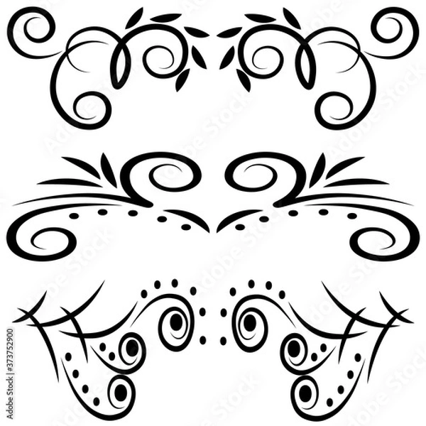 Obraz decorative elements for design