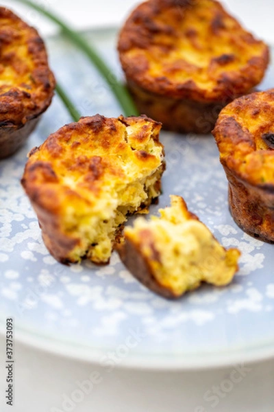 Fototapeta muffins courgette