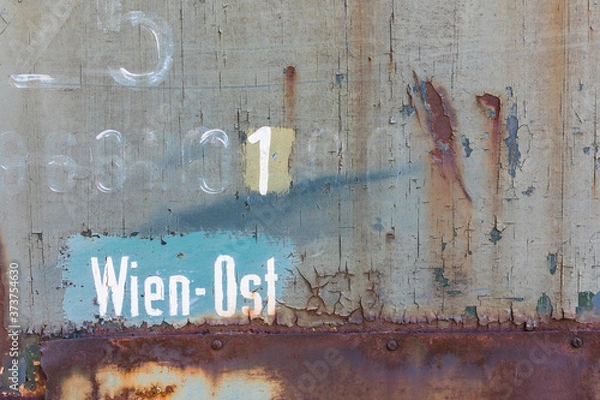 Obraz old grunge texture with text