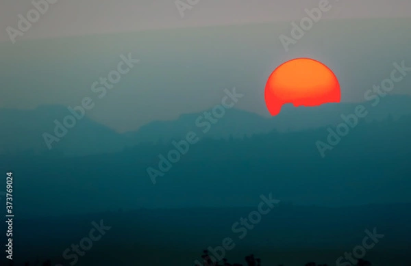 Obraz Colorado Wildfire Sunset