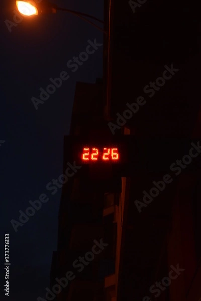 Obraz Hora mostrada en neon