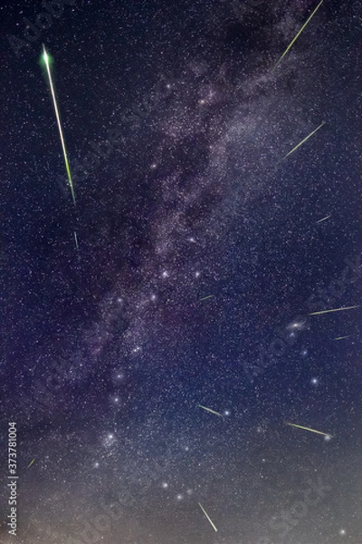 Fototapeta Perseiden Meteorschauer 