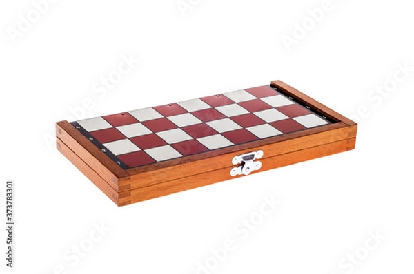 Obraz Folded chess board isolated.