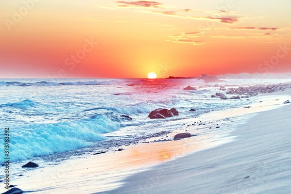 Obraz sunset on the beach