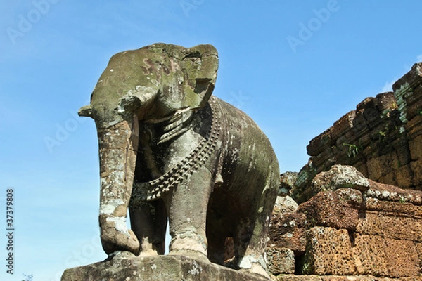 Obraz stone elephant
