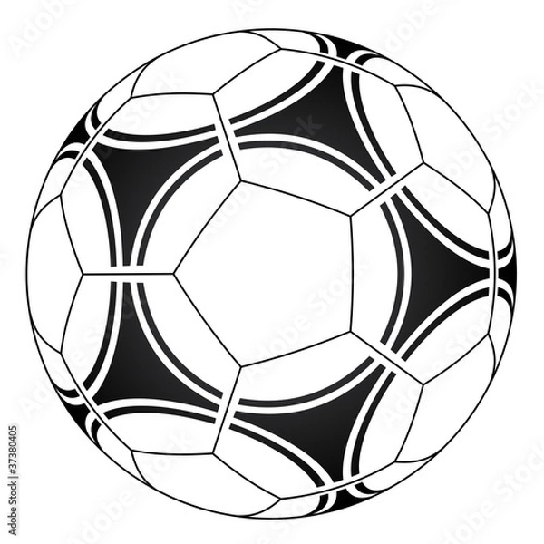 Obraz vector soccer ball