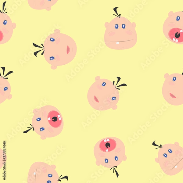 Fototapeta Vector children's seamless pattern.