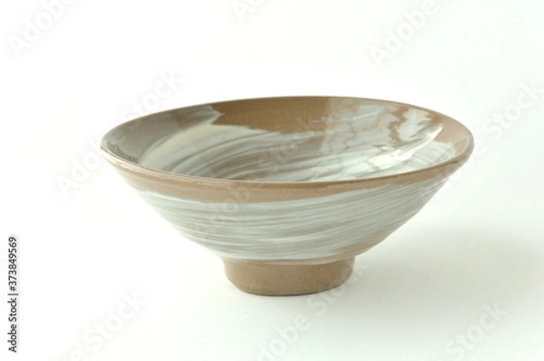 Obraz 美濃焼　刷毛目の抹茶茶碗