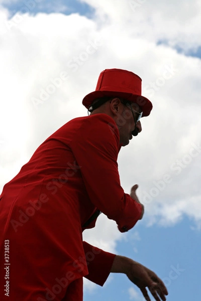 Fototapeta stilt walker
