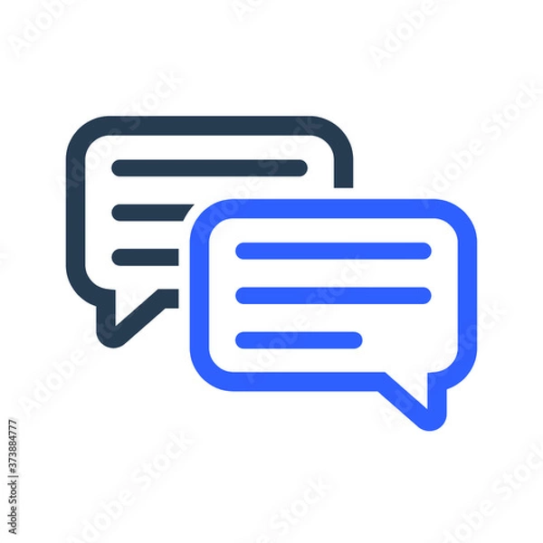 Fototapeta Chat, Communication icon