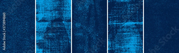 Fototapeta Rolled Ink Vintage Letterpress Textures. Variety of rough and subtle textures. Easy to re-colour