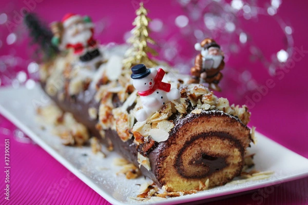 Obraz Yule log-7541