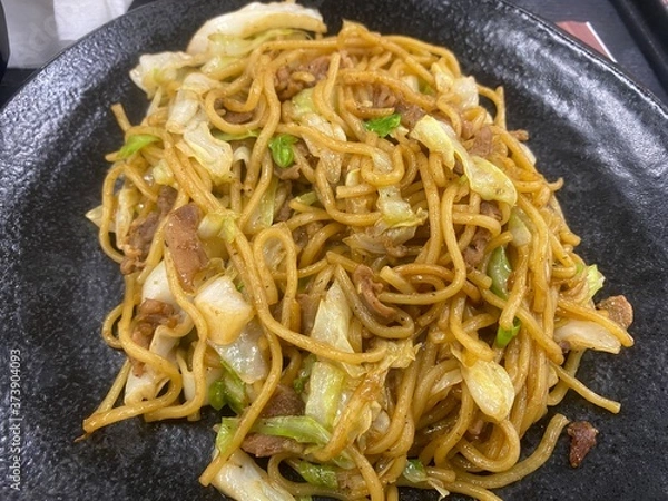 Fototapeta 蒜山やきそば　岡山県真庭市蒜山名物