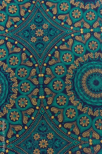 Fototapeta Seamless pattern on fabric