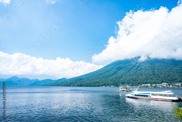 Fototapeta 夏の中禅寺湖