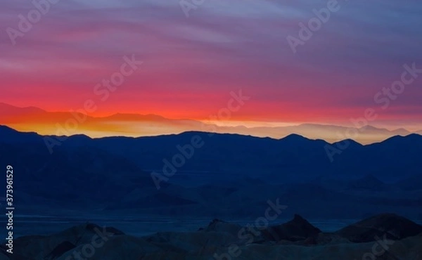 Obraz sunrise over mountains