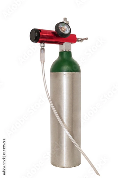 Fototapeta Portable Oxygen Cylinder For Medical Use