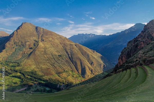 Obraz mountain landscape with blue sky